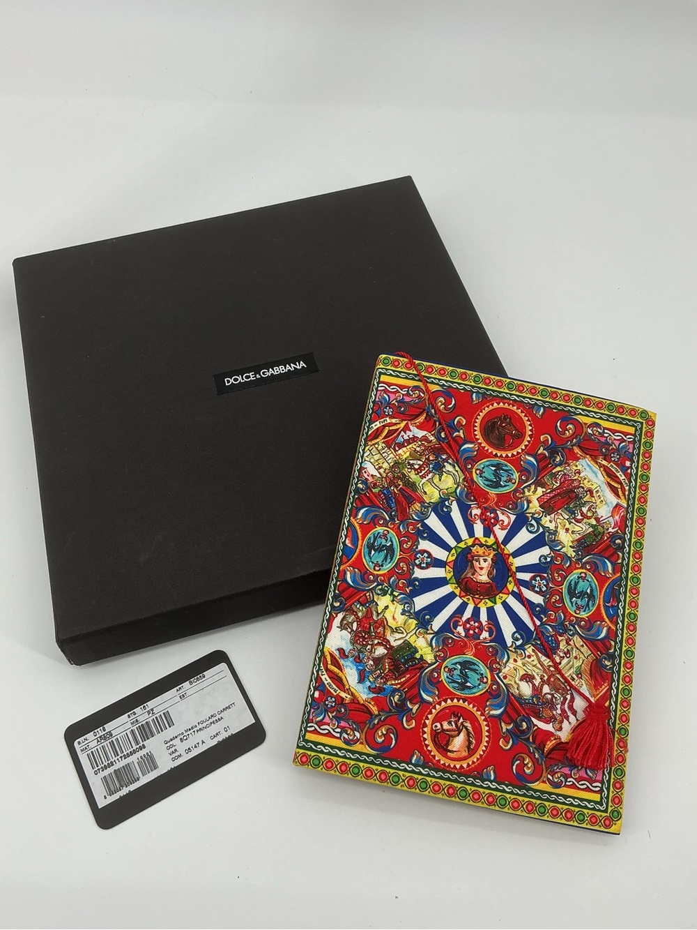 Dolce & Gabbana Carretto Siciliano Hardcover Notebook Journal NWT Box